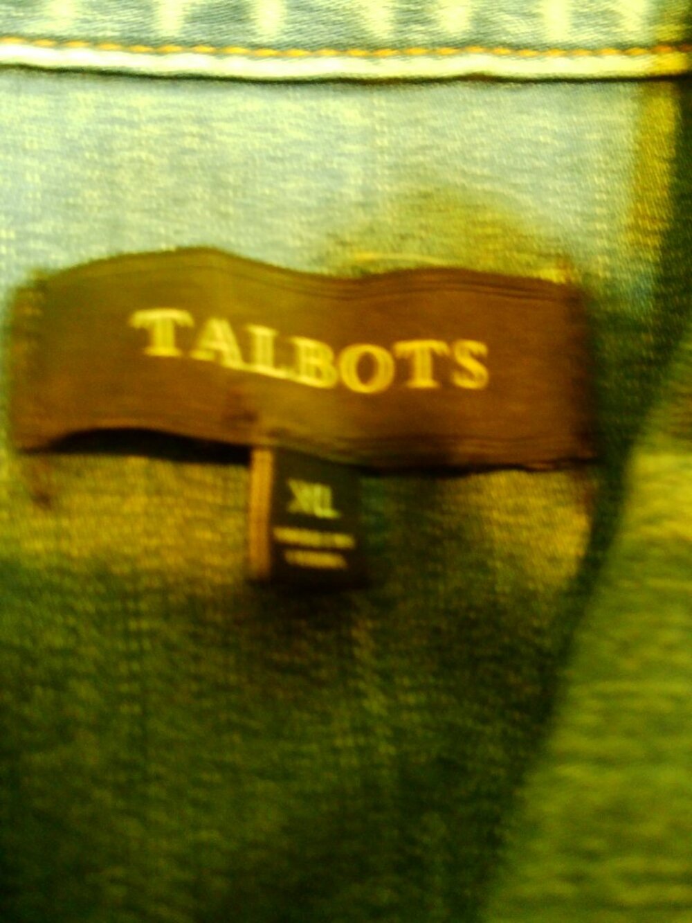 TALBOTS DENIM JACKET SIZE XLARGE GOOD CONDITION - Picture 4 of 5